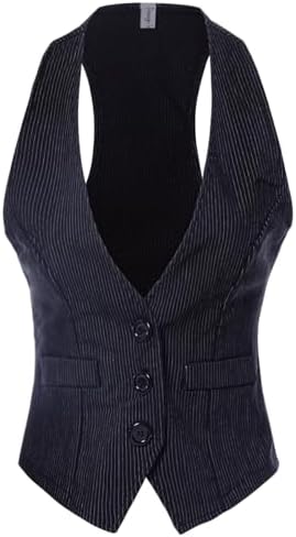 Design by Olivia Women's Racerback Tuxedo Vest