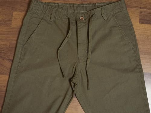Image of DIVISIVE Men's Loose Fit Linen Blend Cotton Pants