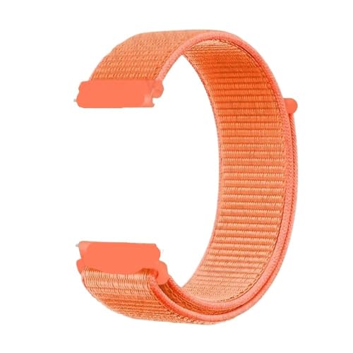 MEVMEVGNLN Fit For Samsung For Galaxy Watch 6/5/4/5pro/4/6 /active 2 �p�o���h�AFit For Huawei GT �p�i�C�������[�v�X�|�[�c�u���X���b�g(37 Papaya,20mm wa