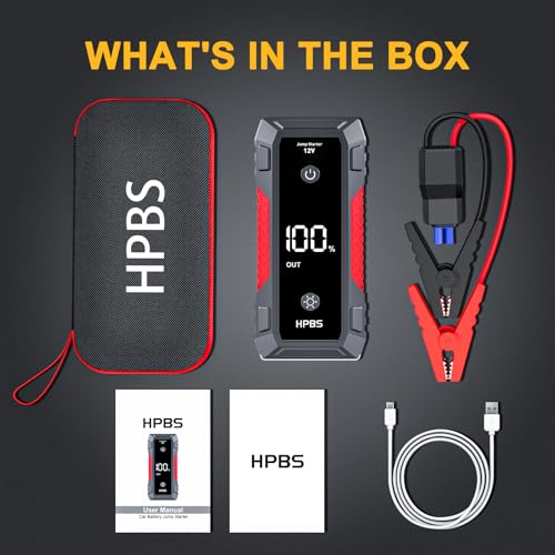 H50 Jump Starter - 5000A Jump Starter Battery Pack for Up to 10.0L Gas and 8.0L Diesel Engines, 12V Portable Car Battery Jump Starter Box with 3.0" LCD Display - Image 6