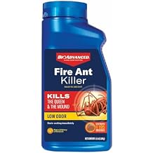 BioAdvanced Fire Ant Killer Dust - Kills the Queen - Destroys Up to 195 Mounds - Outdoor Ant Powder Killer - 1.5 lb Bottle