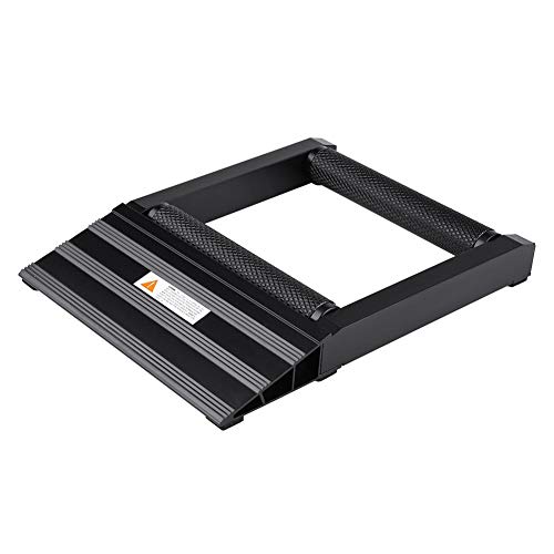 Baverta Support de Nettoyage de Roue - Support de Rouleau de Nettoyage de Moto Support de Rouleau de Nettoyage de Chaîne Aluminium pour Le Nettoyage des Pneus et la Lubrification de la Chaîne(Noir) Cover