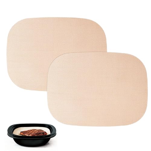2 fogli di carta da forno per Varoma Thermomix TM7, resistente al calore, antiaderente, teglia riutilizzabile, accessorio per Varoma TM7, resistente al calore fino a 250 °C (lavabile in lavastoviglie)
