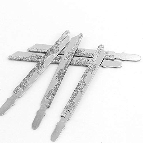 Guoshuche Saw Blade T-Shank Diamond Jigsaw Blade For Marble Stone Granite Tile Ceramic Cutting Diamond Jig Saw Blades T-Shank Jigsaw Blade Home Tool (Blade Length : 101X8.5X2Mm) #TOP1
