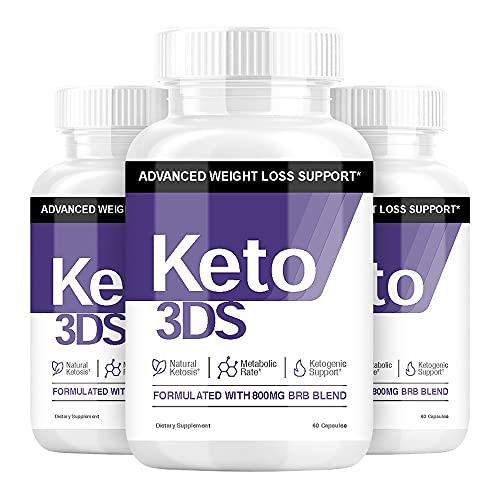 (3 Pack) Keto 3DS Diet Pills - Keto 3DS Weight Management Pills (180 Pills - 3 Month Supply)