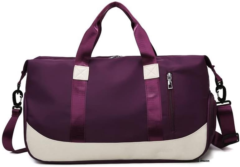 FURN ASPIRE cotton blend 22 Cms Gym Bag(Cross Body Gym Bag-V_Purple)