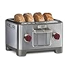   Wolf-Gourmet-4-Slice-Extra-Wide-Slot-Toaster-with-Shade-Selector-Bagel-and-Defrost-Settings-Red-Knob-Stainless-Steel-WGTR154S