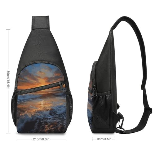 Bolso cruzado ligero tipo sling para senderismo y viajes miniatura 2