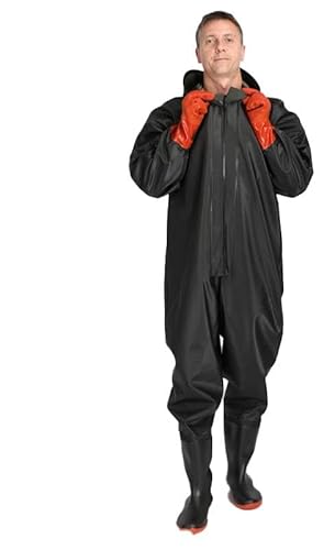 �t�B�b�V���O�E�F�[�_�[ �h�� ��� �S�g�h���E�F�[�_�[ �t�[�h�t�� �����O���C���u�[�c PVC ��ƌC �`�F�X�g�n�C �_�� �y�� �h�� �ЊQ ���| �y�� �h�� ����~�� �h������ ��̐��^ ���� �c�A�����Y�� (�u���b�N, 43 (�C�T�C�Y:26.5cm)