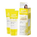 Judith Williams Cosmetics Vitamin C+ Tagescreme-Set mit LSF 30 2tlg, Gesichtspflege und Sonnenschutz Anti-Falten & Pigmentflecken schützt vor UVA- & UVB- Strahlung, 70 ml