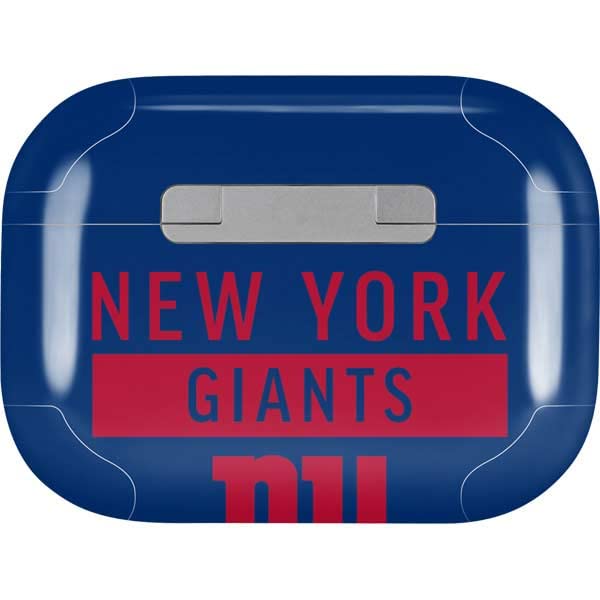 Skinit Decal Audio Skin Compatible with AirPods Pro 2nd Gen - Officially Licensed NFL New York Giants Blue Performance Series Design