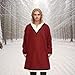 Norse Alley Woolen Viking Tunic, 100% Wool, Ideal for Vikings Warriors Rangers LARP SCA (M/L) Red