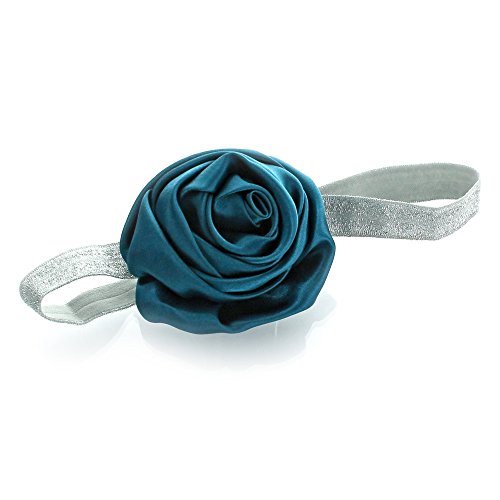 My Lello Toddler/Girl Flower Headband Satin Sparkle 2 Pack3