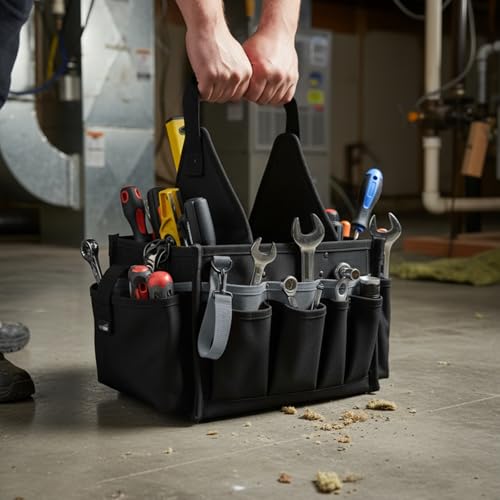 Image of MELOTOUGH Tool Pouch Bag 24-Pocket with Waterproof Base