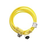 MENCOM MINC-4MFPX-2M-R 4-Pin Male to Female 7/8-16UN2 Cable Assembly, Angled, 2-Meter