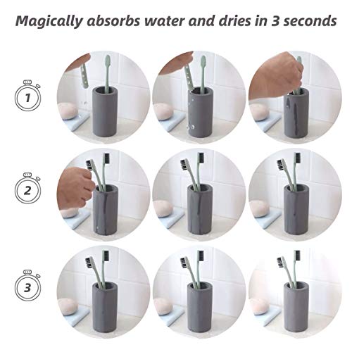 Fast-Drying-Diatomite-Toothbrush-Holder-Bathroom-Countertop-Organizer-Stand-for-Toothpaste-Makeup-Brushes-Razors-Accessories-Dark-Grey