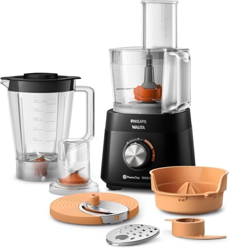 Philips Walita Multiprocessador PowerChop 5000, 1000W, 2 Velocida...