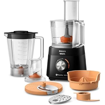Multiprocessador PowerChop Philips Walita 1000W Preto