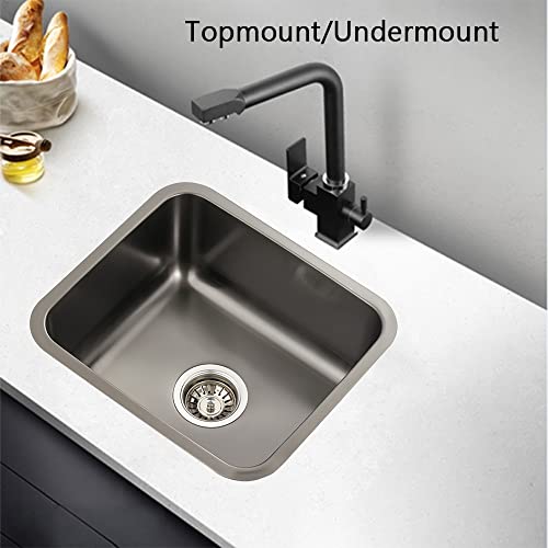 image for A ATERRU Aterru Kitchen Sink Basin Stainless Steel Sinks Single Bowl T