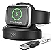 Mangotek Apple Watch Charger Cable iWatch Stand, 2 in 1 Magnetic Charger Module with Nylon Braided Cable for Apple Watch Series 4, 3, 2, 1, 38mm/42mm/40mm/44mm iWatch, Apple MFi Certified, 4 Feet