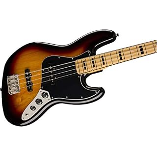 Squier by Fender Classic Vibe 70’s Jazz Basse – Érable – 3 couleurs Sunburst - Les Beatles, Paul McCartney, John Lennon, RIngo Starr, George Harrison Squier by Fender Classic Vibe 70's Jazz Basse – Érable – 3 couleurs Sunburst – Image 4