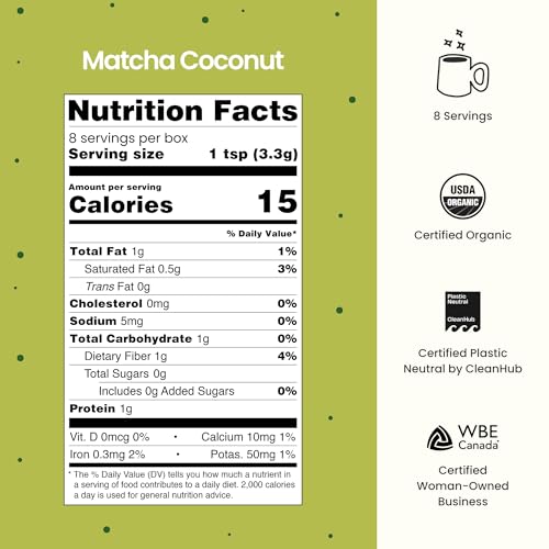 Blume Latte Variety Pack | Calming Blue Lavender Tea, Soothing Reishi Hot Cacao, Energizing Matcha Green Tea, Delicious Salted Caramel - Organic, Vegan, Keto-Friendly, Beverage Enhancer - 32 Servings - Thumbnail 2