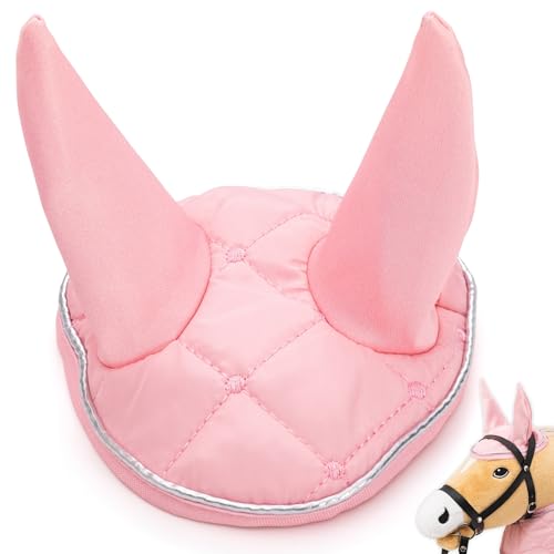 Hoofly Hobby Horse Zubehör – Fliegenhaube in Pink für Hobby