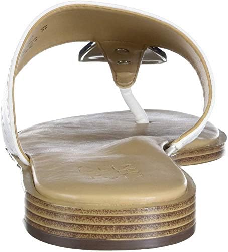 Naturalizer Womens Frankie White Thongs 6 M | Image 2