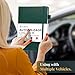 JUBTIC Auto Mileage Log Book for Taxes,Vehicle Maintenance Log Book,Mileage Tracker for Car with Mileage,Expense,Gas Consumption & Lubrication,A5 Size,1,674 Mileage Entries,A5 Size(Dark Green)