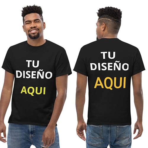 T-shirt personnalisé avant et arrière fini les impressions qui s'effacent