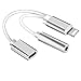 niceEshop 2 Pack Gray Cheese Tabby Cat Universal 3.5mm Anti Dust Earphone Jack Plug Cap for iPhone4/4S/5,iPod,iPad,HTC,Samsung