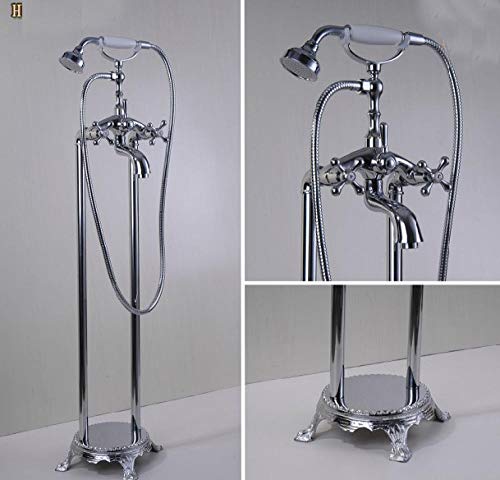 BOSHYUM Robinet de Baignoire sur Pieds de Style téléphone sur Pied