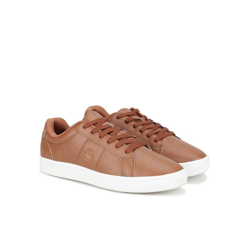 Image of United Colors of Benetton Mens United Colors of Benetton Solid Lace-up Basic Knot Sneakers Sneaker