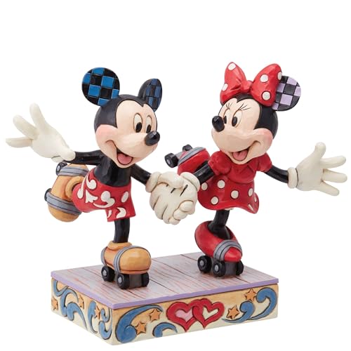 Enesco Mickey Y Minnie Patinando