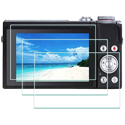 ULBTER G7 X Mark III Screen Protector for Canon G7X Mark III Digital Camera, 9H Hardness G7XIII Tempered Glass Cover Anti-Scrach Anti-Fingerprint Anti-Bubble Anti-Water Anti-Dust [3Pack] Cover