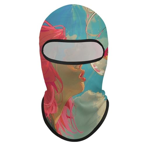 Balaclava Mask for Men Ski Mask for Women Glass Bowl Full Face Mask Face Cover for Cycling miniatura 7