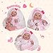 BABESIDE Reborn Baby Dolls with Heartbeat, Coos & Breathing - Leen, 20-Inch Sweet Smile Realistic-Newborn Baby Dolls Soft Body Baby Girl Dolls Look Real for Kids Age 3+
