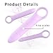 QoQiu 5-Pack Silicone Dilators for Pelvic Floor for Women with Fine Scales, Pelvic Wand Massager，Pelvic Floor Muscle Trainer, Pelvic Floor Strengthening Device with Storage Bag, Purple