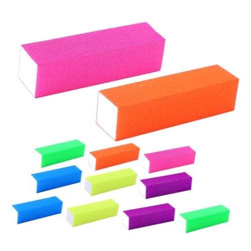 Mipcase 12pezzi Lucidatura Unghie Blocchi Buffer Per Manicure Strumenti Per Limare Le Unghie Accessori Per Nail Art