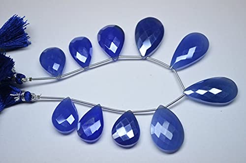 Chalcedony perle briolette pour résoudre le manque de volume de vos pendentifs