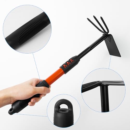 Set de 4 herramientas de jardinería Luwint con mango ergonómico miniatura 3