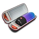 JONGEN Case for JBL Pulse 3 Bluetooth Waterproof Speaker, Hard Travel Carrying Case, Wireless Waterproof Portable Speaker Bag, Black