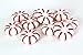 Peppermint Felted Shapes- Approx 1.75