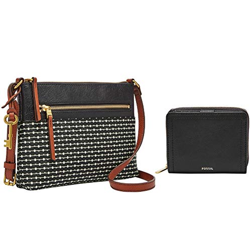 Fossil womens Zb7270080 Cross Body Handbag, Black...