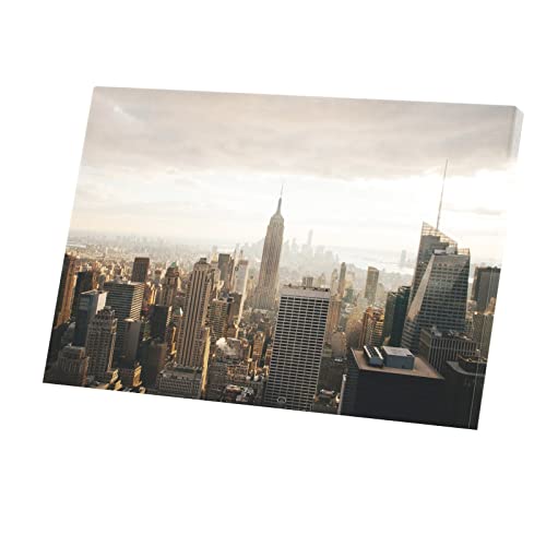 Toile imprimée New York Empire State Building de qualité pour décoration murale chic