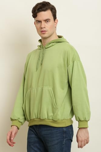 Image of Fleece Oversized Fit Pocket Hoodie for Men Small to 10xl