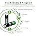 18650 Rechargeable Battery 9900mAh Button Top 4 Pack 3.7Volt Li-ion Battery for LED Flashlights Headlamps