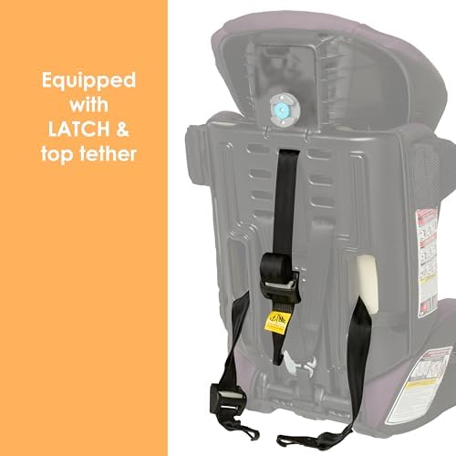 Baby Trend Hybrid SI 3-in-1 Combination Booster Seat, Dash Orchid – Side-Impact Protection, 3-Stage Growth Design, Adjustable Headrest, Cushioned Comfort — view 15
