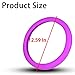 AICEL Car Silicone Steering Wheel Cover, Soft Anti-Slip Auto Steering Wheel Protector Fit 14 Inch, Universal Vehicle Interior Accessories for Cars, SUVs, Trucks, and Vans (Purple)