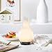 COOSA 100ml Essential Oil Diffuser, Ink Art Glass Ultrasonic Cool Mist Humidifier with Timer and Waterless Auto Shut-Off, 2 Color LED Lights Changing for Home Office Yoga